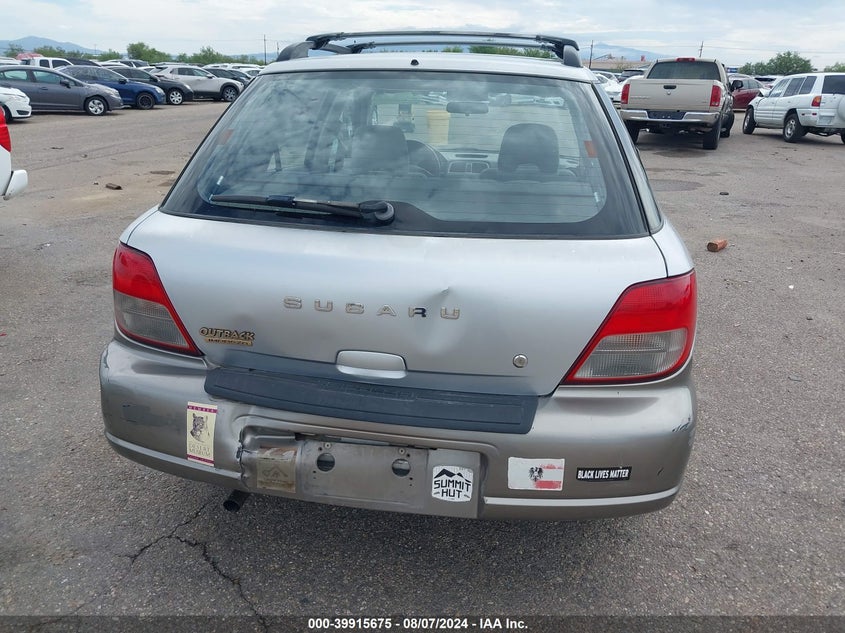 2002 Subaru Impreza Outback Sport VIN: JF1GG685X2H817077 Lot: 39915675