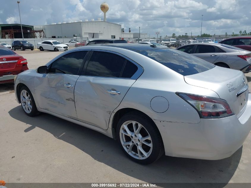 2012 Nissan Maxima 3.5 Sv VIN: 1N4AA5AP2CC811544 Lot: 39915692