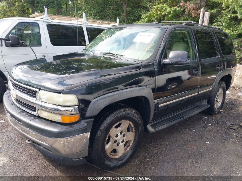 2005 Chevrolet Tahoe Lt VIN: 1GNEK13TX5J125172 Lot: 39915735