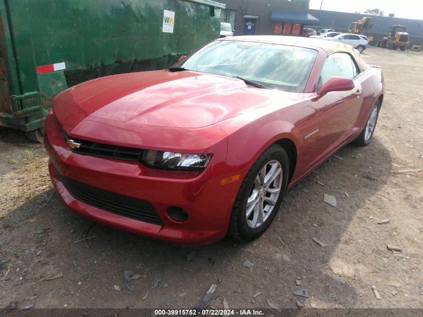 2G1FD3D35F9222898 2015 CHEVROLET CAMARO - Image 2