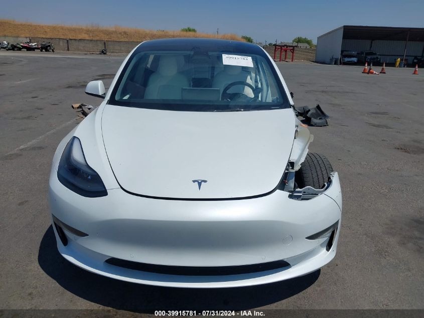 2022 Tesla Model 3 Rear-Wheel Drive VIN: 5YJ3E1EA5NF362291 Lot: 39915781