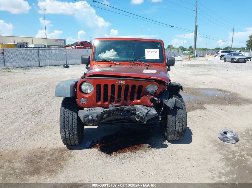 2014 Jeep Wrangler Sport VIN: 1C4AJWAG6EL252924 Lot: 39915787