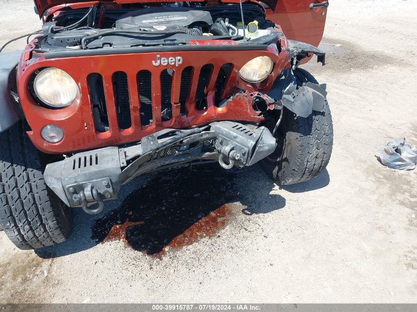 2014 Jeep Wrangler Sport VIN: 1C4AJWAG6EL252924 Lot: 39915787