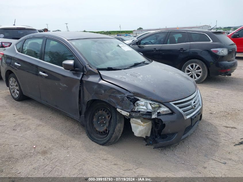 2015 Nissan Sentra Sv VIN: 3N1AB7AP1FY376274 Lot: 39915793