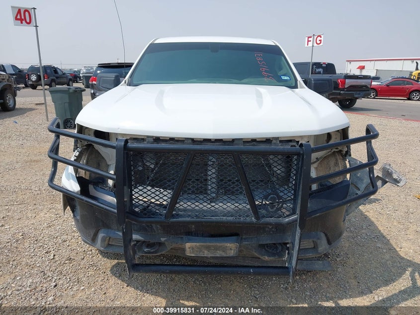 2021 CHEVROLET SILVERADO 1500 4WD  SHORT BED WT - 3GCUYAEF6MG244444