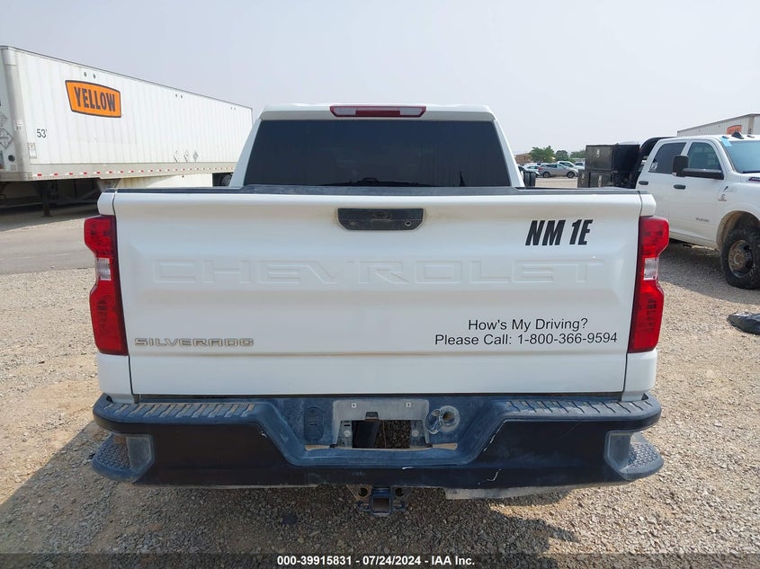 2021 CHEVROLET SILVERADO 1500 4WD  SHORT BED WT - 3GCUYAEF6MG244444