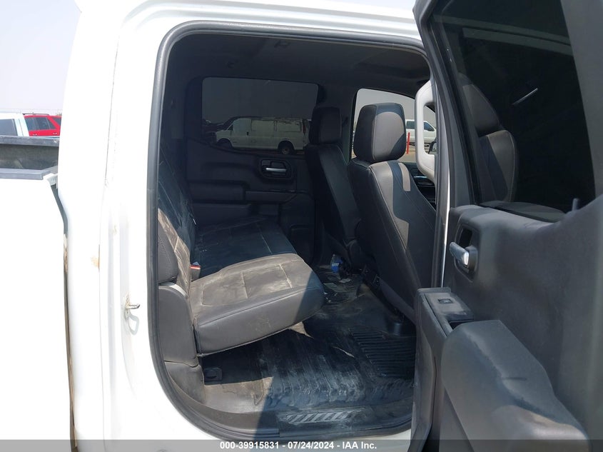 2021 CHEVROLET SILVERADO 1500 4WD  SHORT BED WT - 3GCUYAEF6MG244444