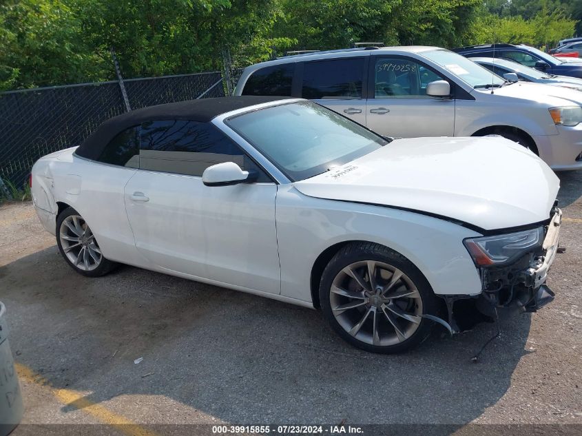 2013 Audi A5 Premium VIN: WAUCFAFH4DN000958 Lot: 39915855