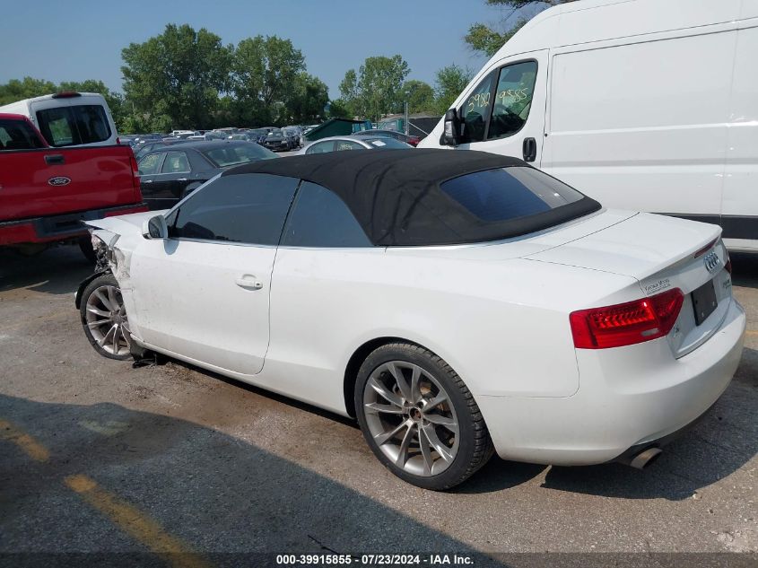 2013 Audi A5 Premium VIN: WAUCFAFH4DN000958 Lot: 39915855