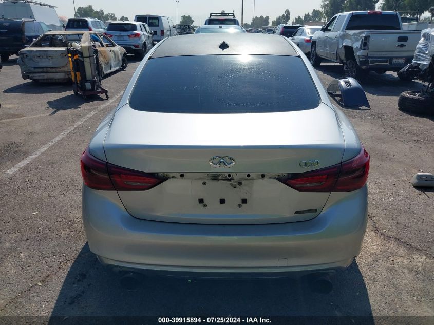 2018 Infiniti Q50 3.0T Luxe VIN: JN1EV7AP2JM592039 Lot: 39915894