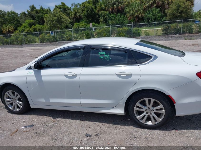 2016 Chrysler 200 Limited VIN: 1C3CCCAB7GN166975 Lot: 39915924