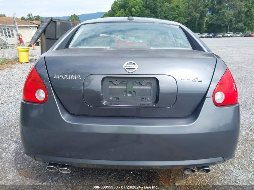 2008 Nissan Maxima Se/Sl VIN: 1N4BA41E48C816927 Lot: 39915930