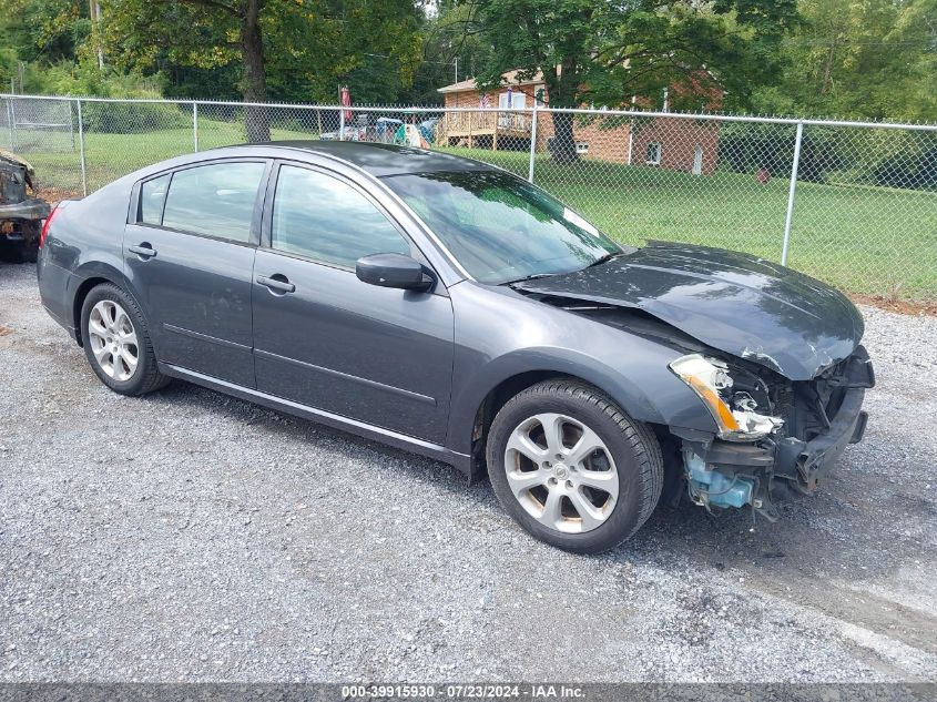 2008 Nissan Maxima Se/Sl VIN: 1N4BA41E48C816927 Lot: 39915930