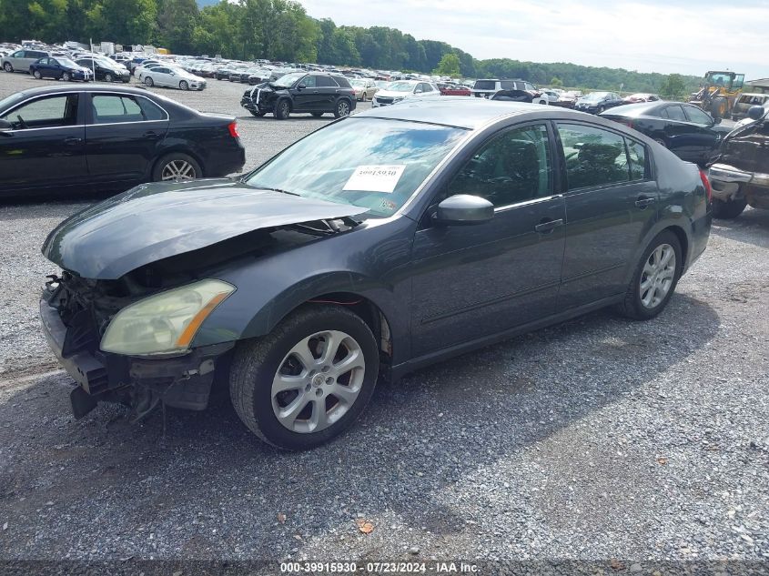 2008 Nissan Maxima Se/Sl VIN: 1N4BA41E48C816927 Lot: 39915930