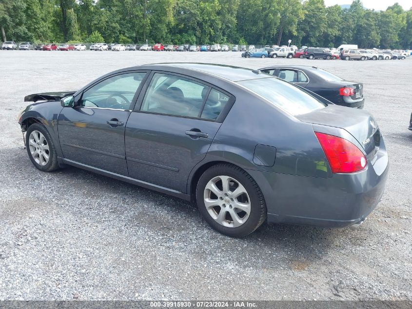 2008 Nissan Maxima Se/Sl VIN: 1N4BA41E48C816927 Lot: 39915930