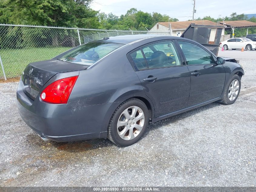 2008 Nissan Maxima Se/Sl VIN: 1N4BA41E48C816927 Lot: 39915930