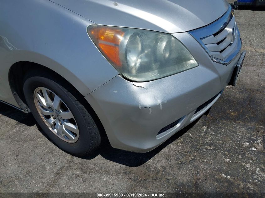 2009 Honda Odyssey Ex-L VIN: 5FNRL38709B047982 Lot: 39915939