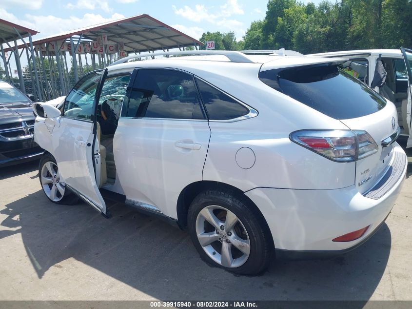 2010 Lexus Rx 350 VIN: 2T2BK1BA9AC072185 Lot: 39915940