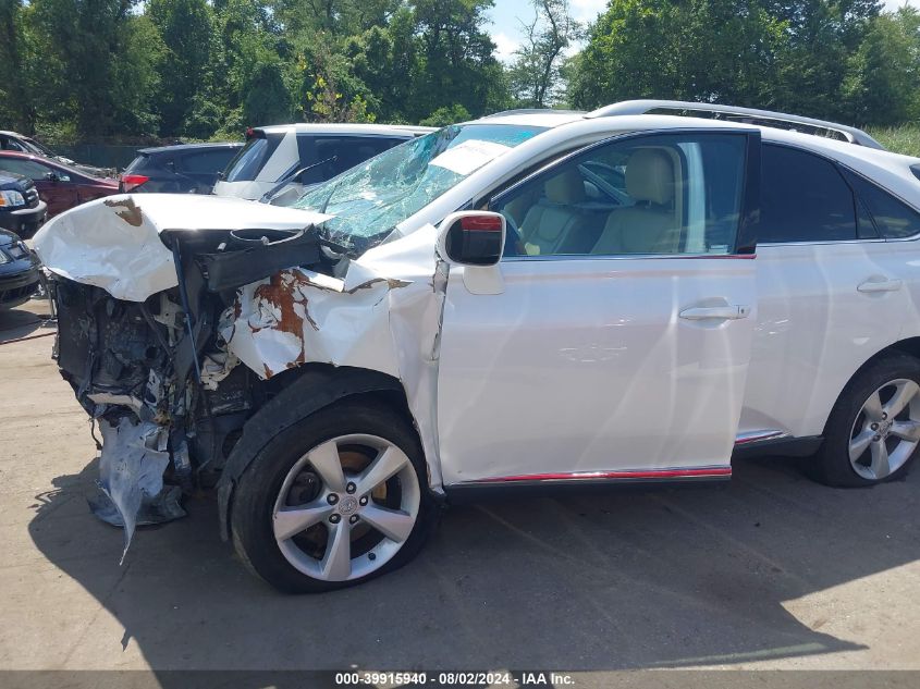 2010 Lexus Rx 350 VIN: 2T2BK1BA9AC072185 Lot: 39915940