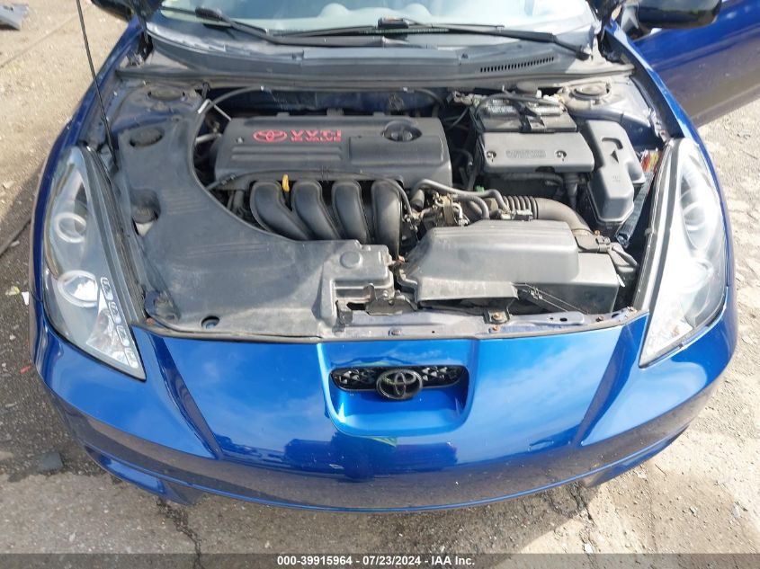 2001 Toyota Celica Gt VIN: JTDDR32T010070552 Lot: 39915964