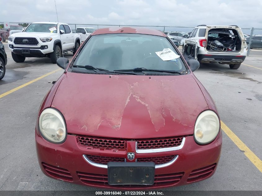 2005 Dodge Neon Sxt VIN: 1B3ES56CX5D217877 Lot: 39916040