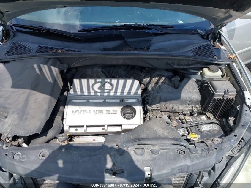 2005 Lexus Rx 330 VIN: JTJGA31U650048198 Lot: 39916087