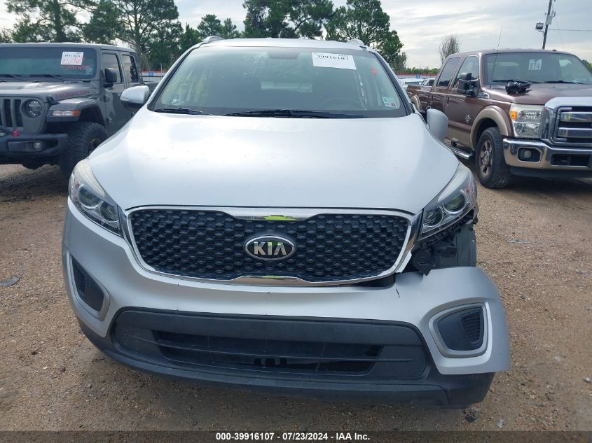 2018 Kia Sorento 2.4L Lx VIN: 5XYPG4A39JG413847 Lot: 39916107