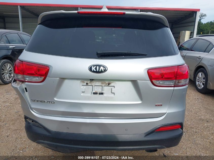 2018 Kia Sorento 2.4L Lx VIN: 5XYPG4A39JG413847 Lot: 39916107