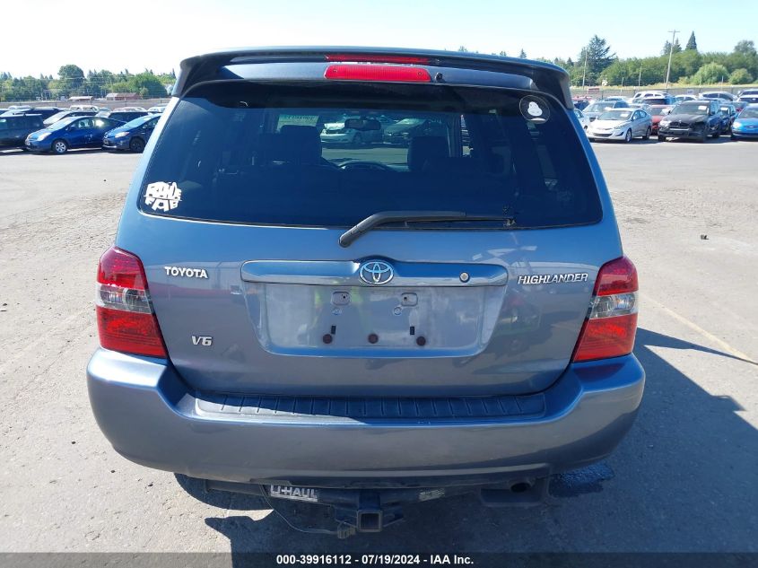 2004 Toyota Highlander Limited V6 VIN: JTEDP21A540027857 Lot: 39916112