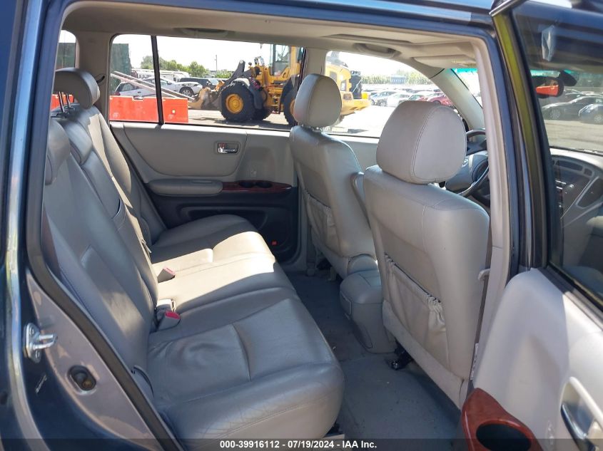 2004 Toyota Highlander Limited V6 VIN: JTEDP21A540027857 Lot: 39916112