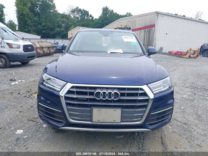 2018 Audi Q5 2.0T Premium/2.0T Tech Premium VIN: WA1ANAFY3J2044129 Lot: 39916146