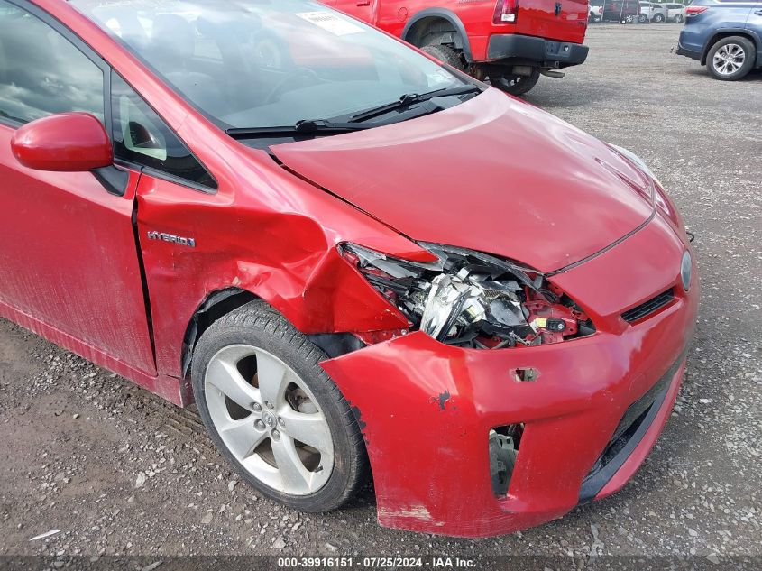 2012 Toyota Prius VIN: JTDKN3DU6C1525510 Lot: 39916151