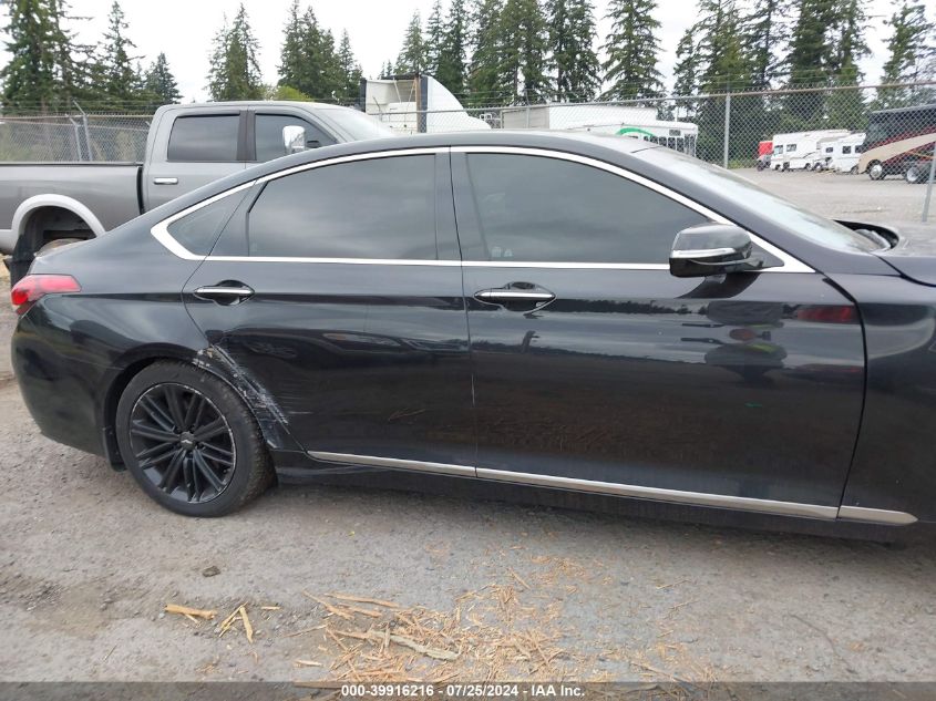 2018 Genesis G80 3.8 VIN: KMHGN4JE0JU268604 Lot: 39916216