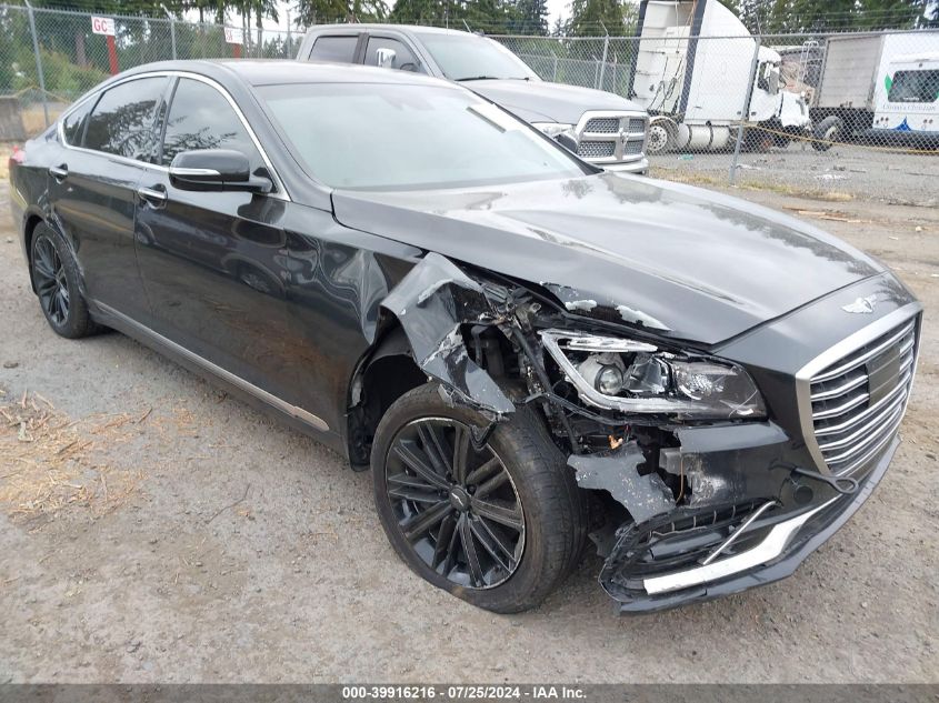 2018 Genesis G80 3.8 VIN: KMHGN4JE0JU268604 Lot: 39916216