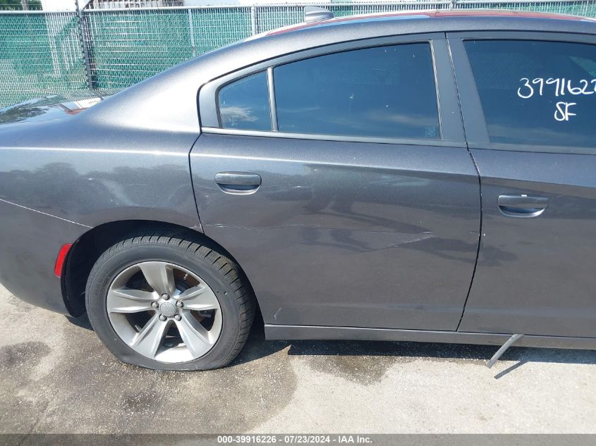 2017 Dodge Charger Sxt Rwd VIN: 2C3CDXHG2HH615267 Lot: 39916226