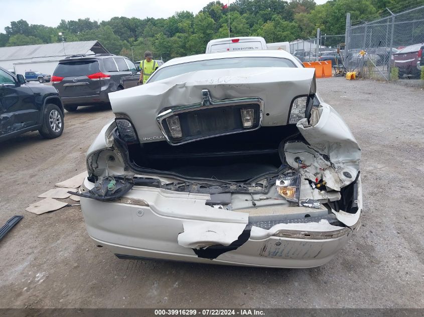 2005 Lincoln Ls V6 VIN: 1LNHM86SX5Y640168 Lot: 39916299