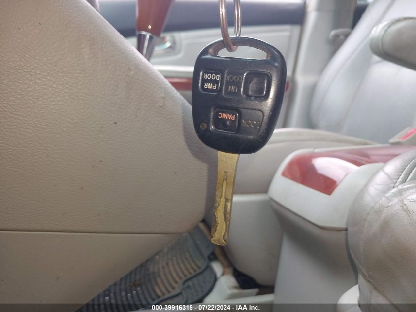 2004 Lexus Rx 330 VIN: JTJGA31U840018277 Lot: 39916319