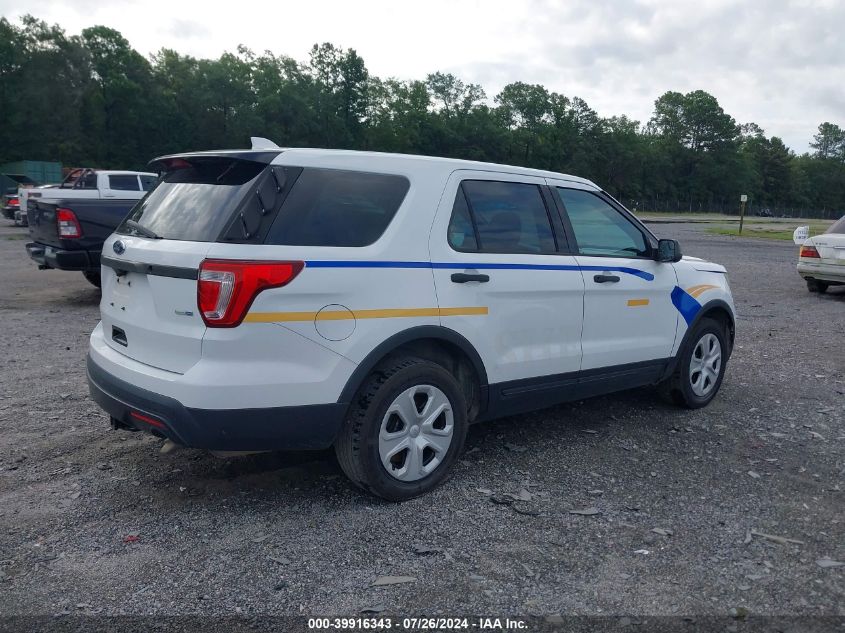 2016 Ford Explorer Police Interceptor VIN: 1FM5K8AR0GGB74367 Lot: 39916343