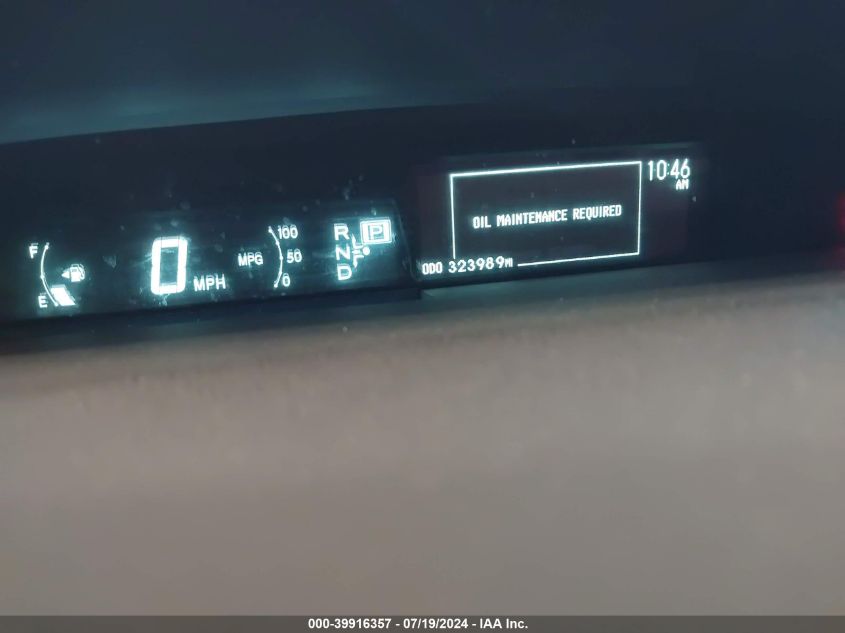 2010 Toyota Prius VIN: JTDKN3DU7A0107492 Lot: 39916357