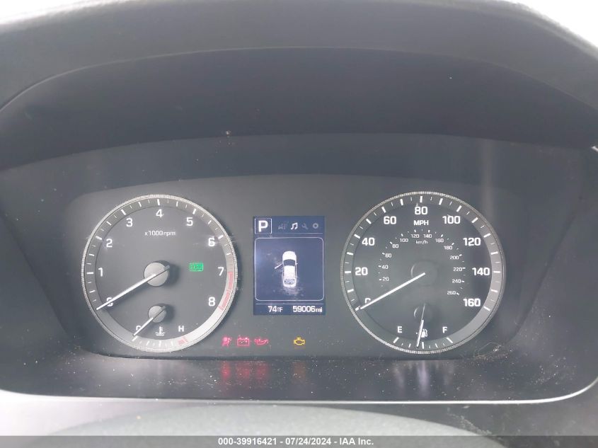 2017 Hyundai Sonata VIN: 5NPE24AF3HH593586 Lot: 39916421