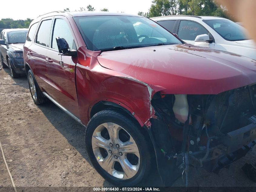 2014 Dodge Durango Limited VIN: 1C4RDHDG7EC360244 Lot: 39916430