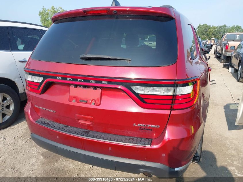 2014 Dodge Durango Limited VIN: 1C4RDHDG7EC360244 Lot: 39916430