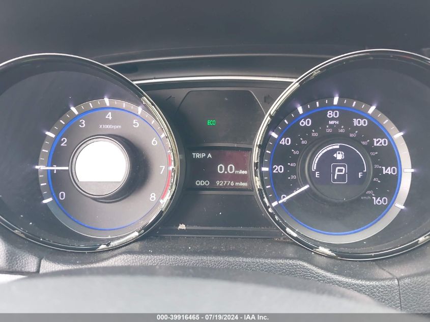 2013 Hyundai Sonata Gls VIN: 5NPEB4AC2DH661666 Lot: 39916465