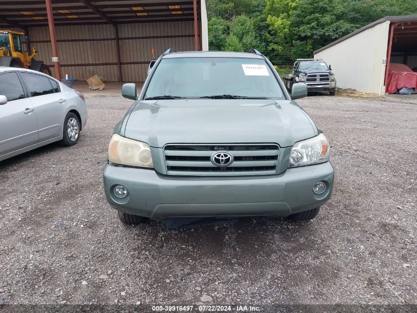 2004 Toyota Highlander Limited V6 VIN: JTEDP21A840037489 Lot: 39916497