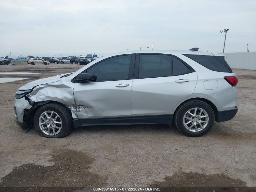 2022 Chevrolet Equinox Fwd Ls VIN: 3GNAXHEV0NS169350 Lot: 39916515