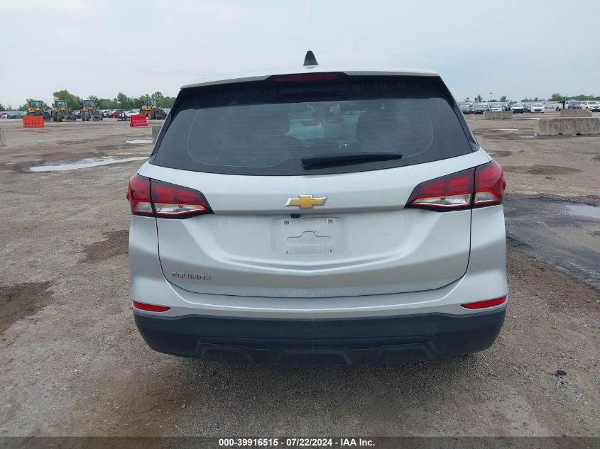 2022 Chevrolet Equinox Fwd Ls VIN: 3GNAXHEV0NS169350 Lot: 39916515