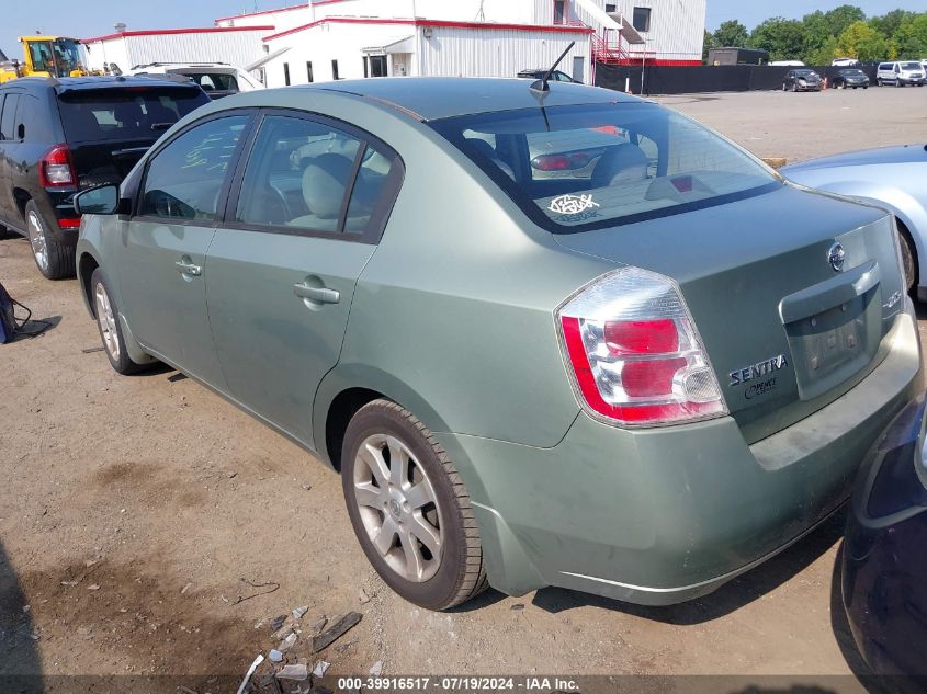 2007 Nissan Sentra 2.0S VIN: 3N1AB61E47L618207 Lot: 39916517