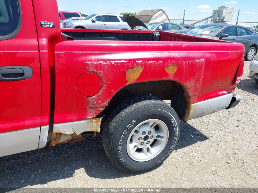 2000 Dodge Dakota Slt/Sport VIN: 1B7GL2AN2YS681810 Lot: 39916526