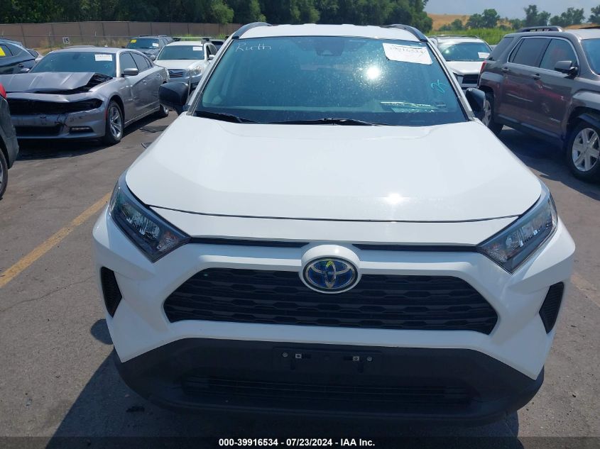 2022 Toyota Rav4 Hybrid Le VIN: 4T3LWRFV9NU075544 Lot: 39916534