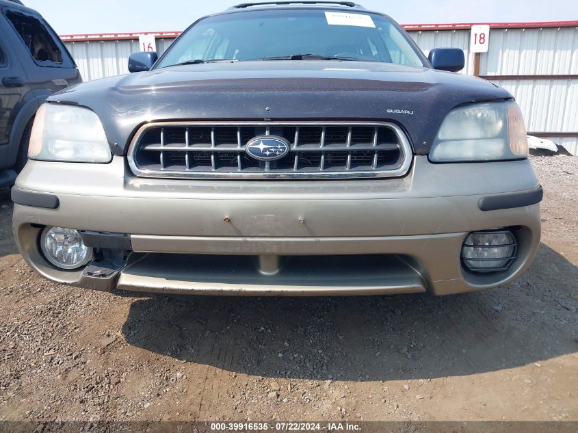 2004 Subaru Outback Limited VIN: 4S3BH686646606533 Lot: 39916535